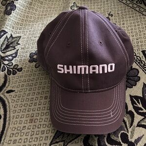 Shimano Dark Brown Cap with White Logo